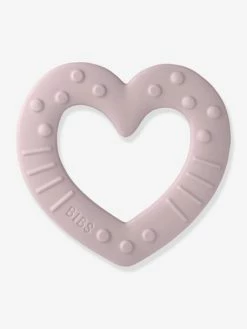 Anneau De Dentition Baby Bitie Heart BIBS Mauve Pâle - Bibs