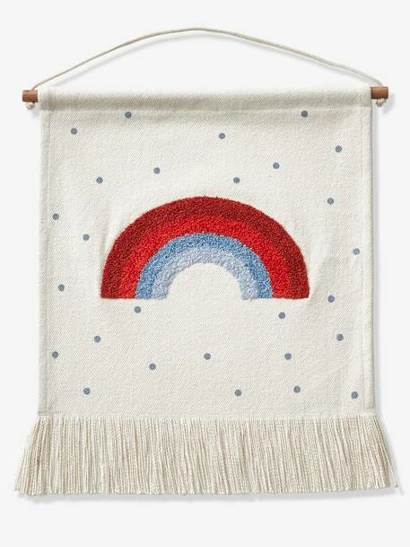 Arc-en-ciel Mural Personnalisable Blanc / Rose - Vertbaudet