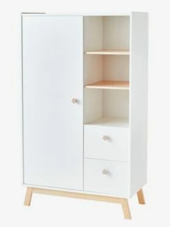 Armoire LIGNE GRANDE OURSE Blanc/bois - Vertbaudet