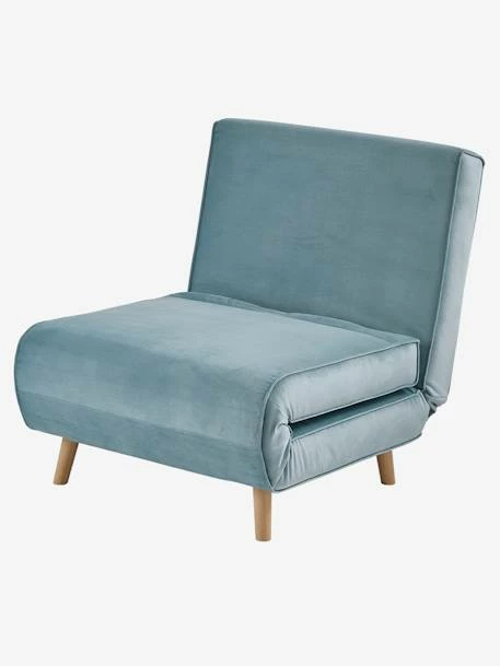 Banquette Convertible 1 Place Bleu Grisé - Vertbaudet – Image 2