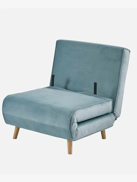 Banquette Convertible 1 Place Bleu Grisé - Vertbaudet – Image 3