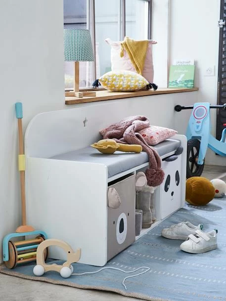 Banquette LIGNE SIRIUS Blanc/gris - Vertbaudet – Image 3