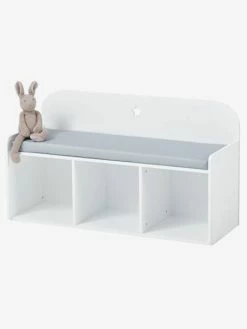 Banquette LIGNE SIRIUS Blanc/gris - Vertbaudet