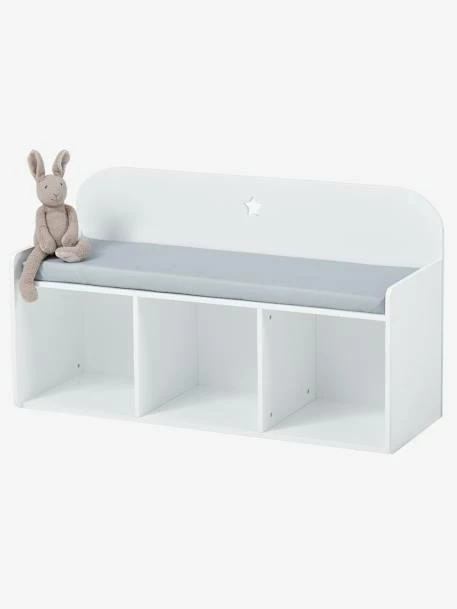 Banquette LIGNE SIRIUS Blanc/gris - Vertbaudet