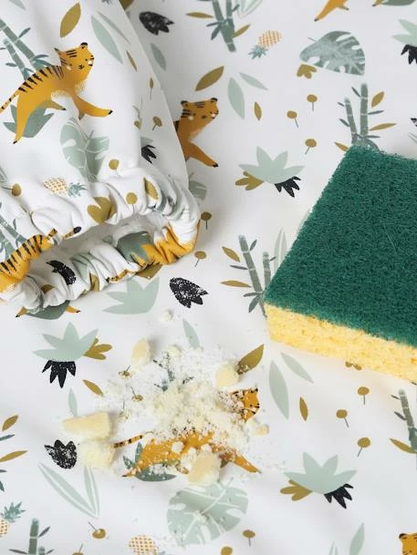 Bavoir Manches Longues VERTBAUDET Imprimé Tigres - Vertbaudet – Image 2