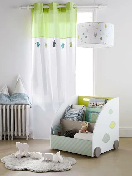 Bibliothèque à Roulettes Pic-nic Blanc - Vertbaudet – Image 2