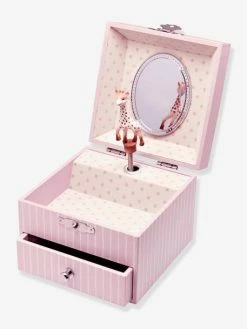 Boîte à Musique Cube Phosphorescent Sophie La Girafe - TROUSSELIER Rose - Toutes Les Marques