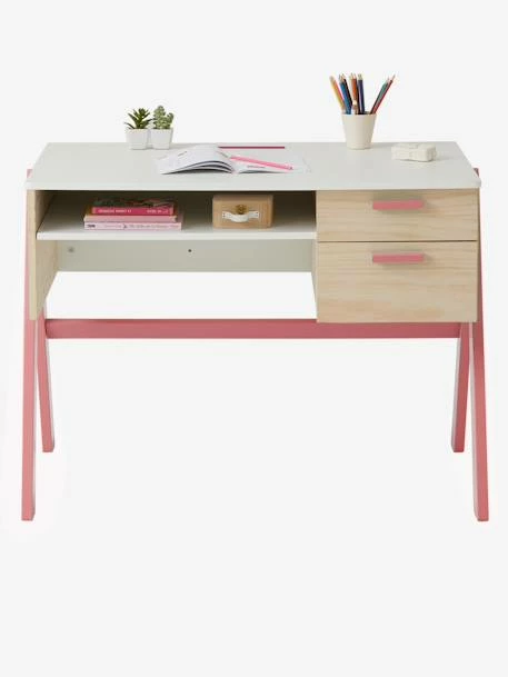 Bureau Enfant Coloriage Rose - Vertbaudet – Image 3