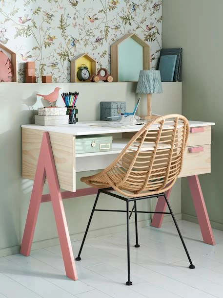 Bureau Enfant Coloriage Rose - Vertbaudet – Image 5