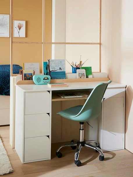 Bureau Enfant LIGNE ECLIPSE Blanc/bois - Vertbaudet – Image 3