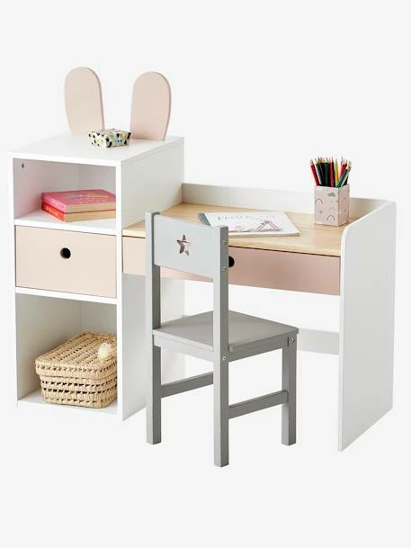 Bureau Maternelle BUNNY Blanc - Vertbaudet