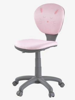 Chaise De Bureau Enfant Ă Roulettes Rose - Vertbaudet