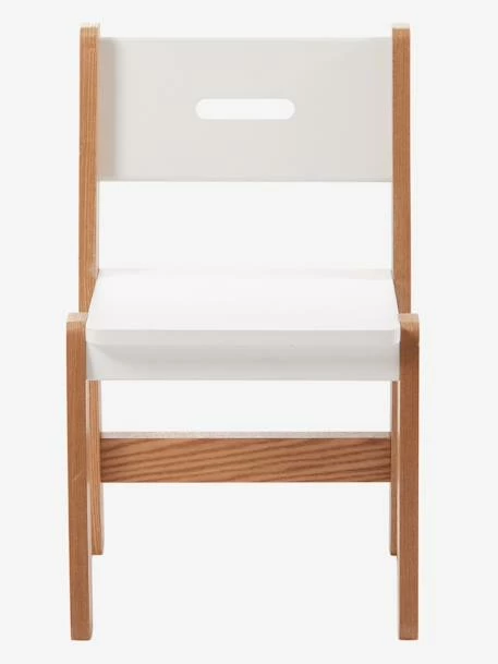 Chaise Maternelle, Assise 30 Cm LIGNE ARCHITEKT Blanc/bois - Vertbaudet – Image 2