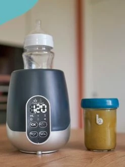 Chauffe-biberon Maison Et Voiture BABYMOOV Nutri Smart Bleu Gris/blanc - Babymoov