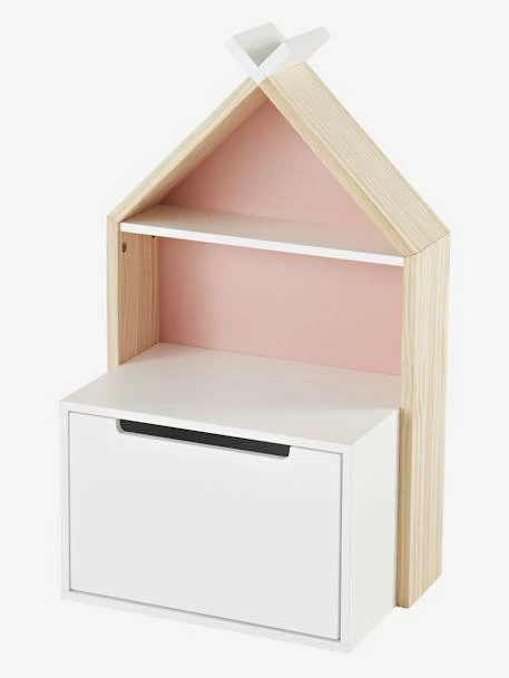 Chevet Enfant Fond Réversible Bleu Ou Rose LIGNE TIPILI Blanc - Vertbaudet – Image 2