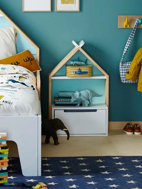 Chevet Enfant Fond Réversible Bleu Ou Rose LIGNE TIPILI Blanc - Vertbaudet – Image 6