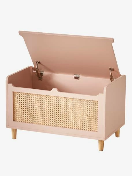Coffre à Jouets Cannage LIGNE POÉSIE Rose - Vertbaudet – Image 2