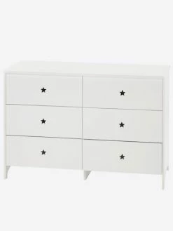 Commode 6 Tiroirs LIGNE SIRIUS Blanc Clair Uni - Vertbaudet