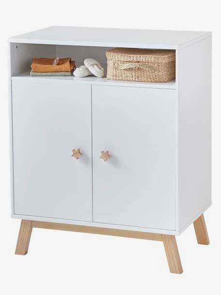 Commode à Langer Avec Placard LIGNE GRANDE OURSE Blanc - Vertbaudet – Image 2