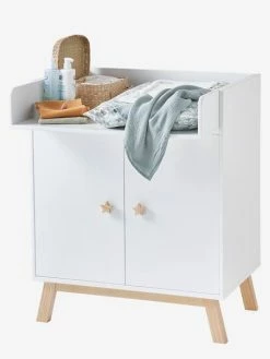 Commode Ă Langer Avec Placard LIGNE GRANDE OURSE Blanc - Vertbaudet