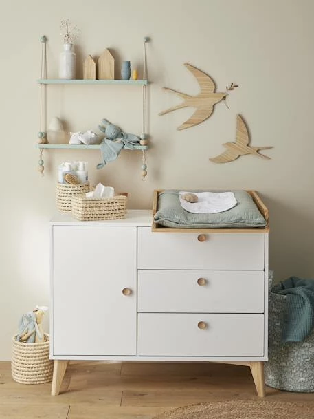 Commode SONGE Blanc/bois - Vertbaudet – Image 3