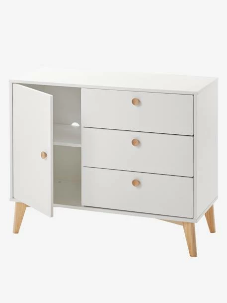 Commode SONGE Blanc/bois - Vertbaudet