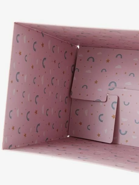 Corbeille En Carton Pliable Arc-en-ciel Rose - Vertbaudet – Image 3