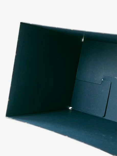 Corbeille En Carton Pliable Ecusson Vert / Bleu - Vertbaudet – Image 4