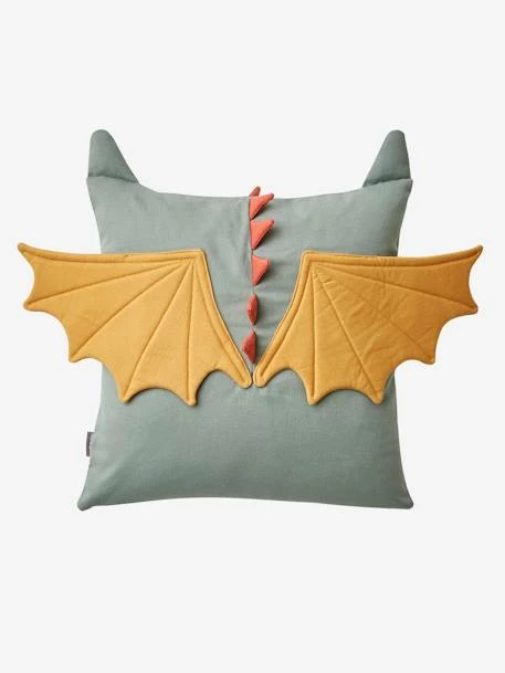 Coussin Dragon Gris Vert - Vertbaudet – Image 5