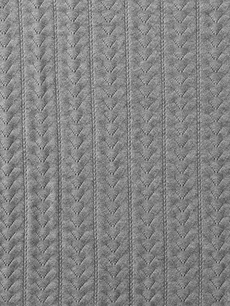 Couverture Bébé En Tricot écru Chiné - Vertbaudet – Image 6