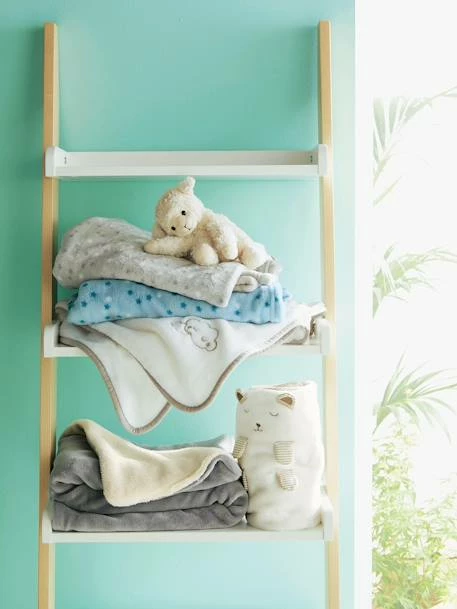 Couverture En Microfibre Imprimée étoiles Gris Clair - Vertbaudet – Image 5