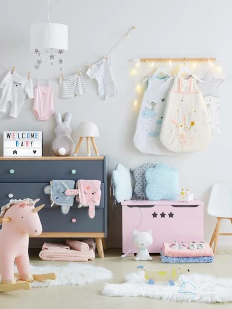 Couverture En Microfibre Imprimée étoiles Gris Clair - Vertbaudet – Image 6