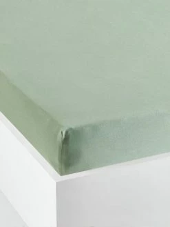 Drap Housse Bébé AMAZONIE Tilleul Foncé - Vertbaudet