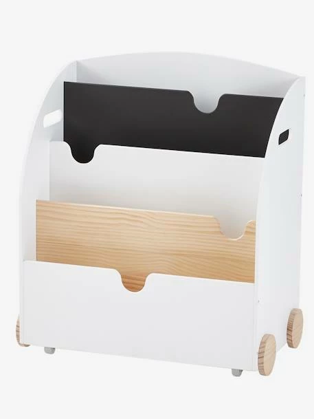 Etagère Pour Livres à Roulettes LIGNE SCHOOL Rose - Vertbaudet – Image 2