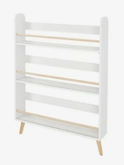 Etagère Présentoir à Livres LIGNE CONFETTI Blanc/bois - Vertbaudet