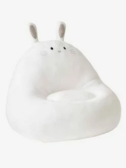 Fauteuil Lapin Fausse Fourrure Blanc - Vertbaudet