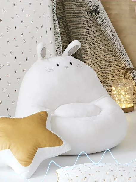 Fauteuil Lapin Fausse Fourrure Blanc - Vertbaudet – Image 4