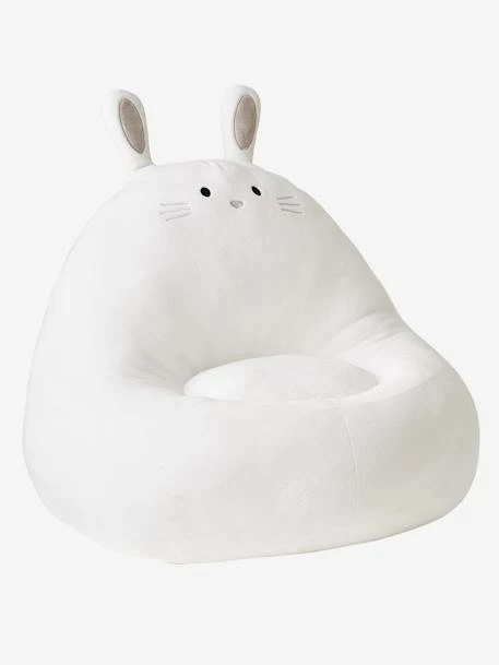 Fauteuil Lapin Fausse Fourrure Blanc - Vertbaudet