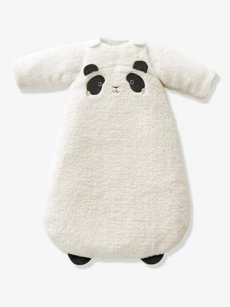 Gigoteuse Manches Amovibles En Sherpa PANDA écru - Vertbaudet