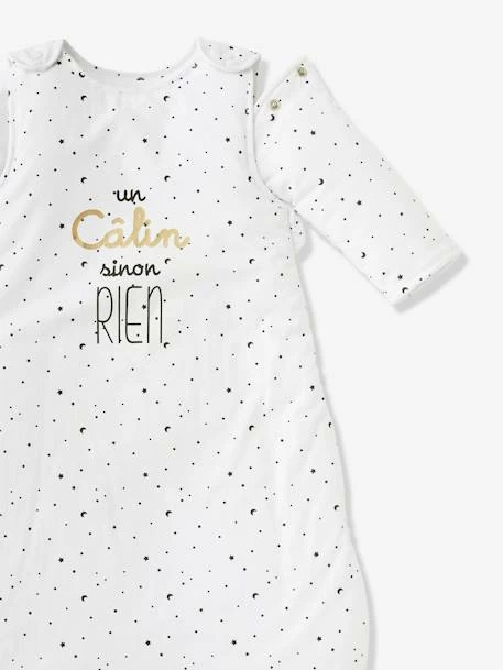 Gigoteuse Manches Amovibles UN CÂLIN SINON RIEN Blanc - Vertbaudet – Image 3