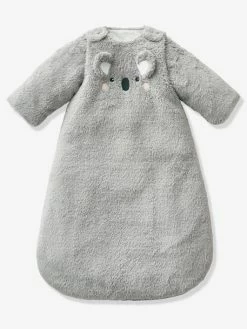 Gigoteuse Manches Longues Microfibre KOALA Gris - Vertbaudet