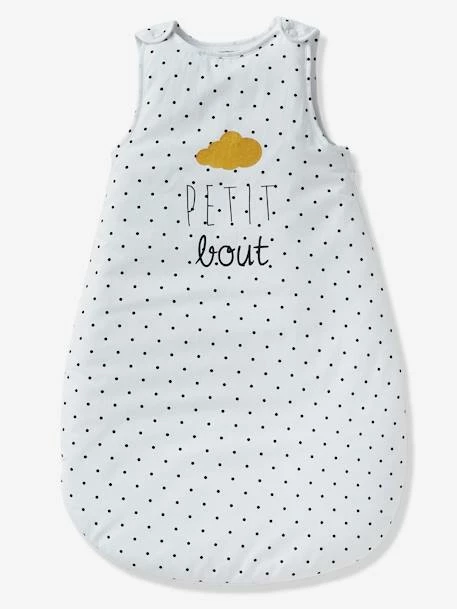 Gigoteuse Sans Manches PETIT BOUT Blanc Imprimé - Vertbaudet
