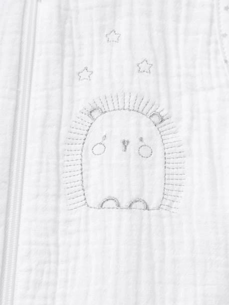 Gigoteuse Spécial été En Gaze De Coton HERISSON MIGNON Blanc - Vertbaudet – Image 5