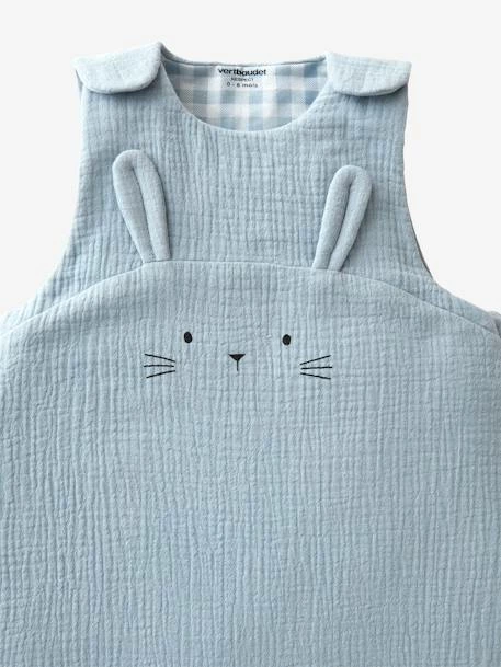 Gigoteuse Spéciale été En Gaze De Coton Bio* LOVELY FARM Bleu - Vertbaudet – Image 3