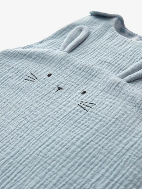 Gigoteuse Spéciale été En Gaze De Coton Bio* LOVELY FARM Bleu - Vertbaudet – Image 4