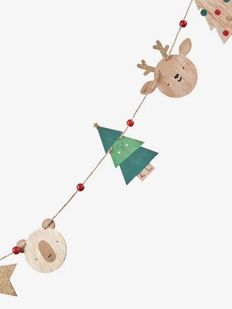 Guirlande De Noël En Bois Bois - Vertbaudet 7 Guirlande De Noël En Bois Bois - Vertbaudet – Image 5