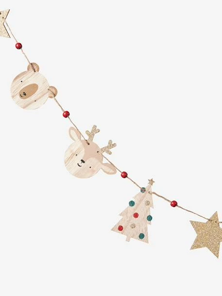 Guirlande De Noël En Bois Bois - Vertbaudet 8 Guirlande De Noël En Bois Bois - Vertbaudet – Image 6