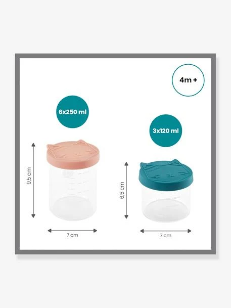 Isy Bowls 6 X 250ml + 3 X 120 Ml BABYMOOV Bleu - Babymoov – Image 3