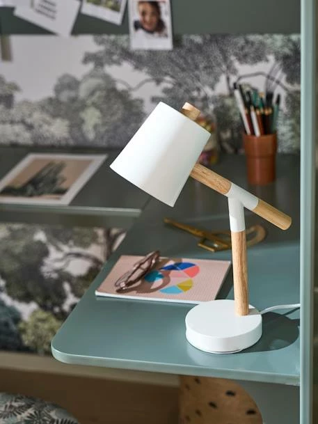 Lampe De Bureau Articulée Bois Et Métal Ecru & Bois - Vertbaudet – Image 4