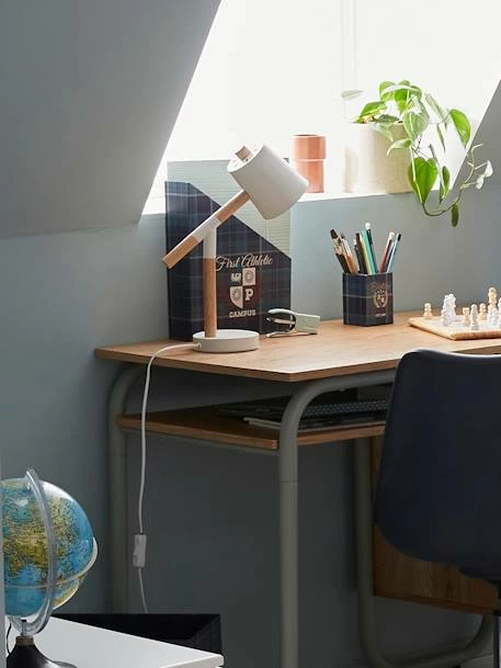 Lampe De Bureau Articulée Bois Et Métal Ecru & Bois - Vertbaudet – Image 5